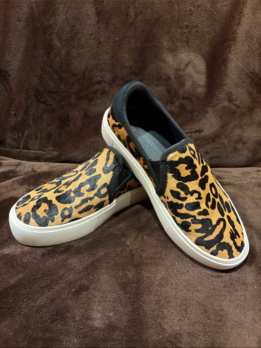 UGG, Women’s Leopard Print Slip-On Sneakers